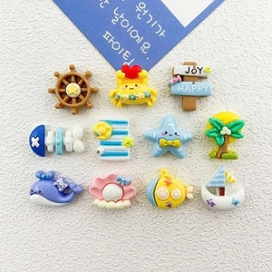 Set Charm Biển Mùa Hè Cute – Charm Cá Voi, Sao Biển, Cây Dừa, Thuyền Trang Trí Dép Xinh Xắn HotTrend Siêu Dễ Thương 2026
