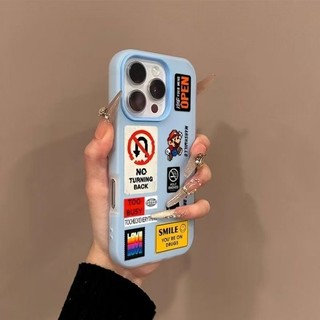 Ốp lưng iPhone 17 16 15 14 13 12 11 Pro Max X XR Max 7 8 Plus Dễ thương Mario trường hợp điện thoại