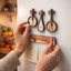 DONOVANQQ 4 Cái / bộ Nhạc Cụ Nam Châm Tủ Lạnh, Nam Châm Tủ Lạnh Mini Phong Cách Trung Hoa, Gỗ Handmade Cổ Điển Mô Hình Nhạc Cụ Đạo Cụ Chụp Ảnh