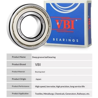 Bộ sưu tập vòng bi thu nhỏ tốc độ cao VBI 604 605 606 607 608 609 ZZ