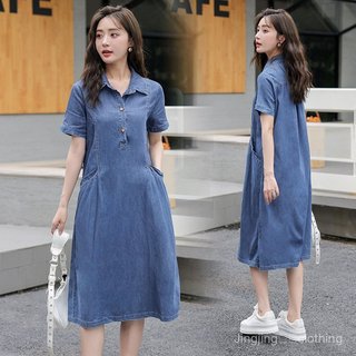 Váy denim nữ kiểu dáng đơn giản mới nhất, phù hợp diện hàng ngày