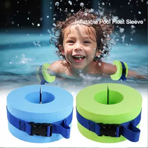 Nhẫn nổi bơi JKDESIGN bằng bọt có khóa tháo nhanh, phù hợp huấn luyện và đảm bảo an toàn trong bể bơi.