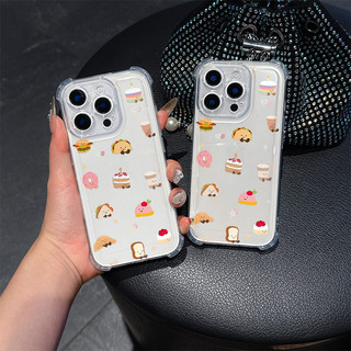 Jelly Cat Nơ Thực Phẩm Động Vật Hoạt Hình Dành Cho Motorola Edge 70 60 50 Fusion Pro Neo G06 G72 G60 G56 G24 E15 G86 Power G Stylus 5G 2025 Vỏ Điện Thoại Chống Va Đập Trong Suốt Chống Sốc
