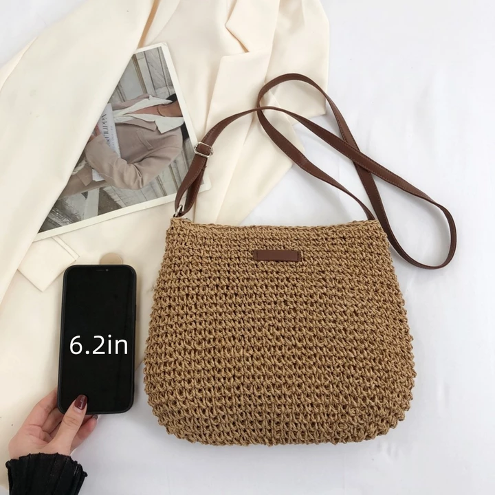 Women's Woven Straw Handbag – 2