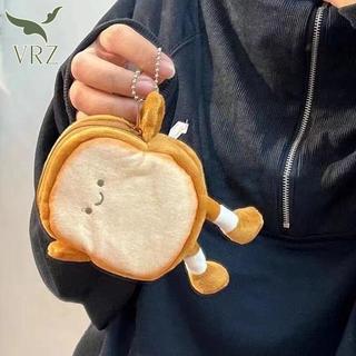 VRZ Sang Trọng Ví Bánh Mì Nướng Bánh Mì Đáng Yêu Mini Đồng Xu Di Động Sang Trọng Thẻ Chìa Khóa Tai Nghe Túi Bảo Quản Ví Mặt Dây Chuyền Móc Khóa Bé Gái Quà Tặng Đồ Chơi HOT