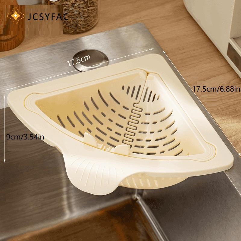 JCSYFAC Góc Bồn Rửa Giỏ Đựng Nước Từ Tính Nhà Bếp Lưu Trữ Ra Bồn Rửa Thoát Lọc Giỏ Cho Thùng Rác Thực Phẩm Chất Thải Còn Lại Mới
