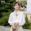 Áo sơ mi nữ dài tay phong cách mới, thiết kế sang trọng, style ngọt ngào Pháp