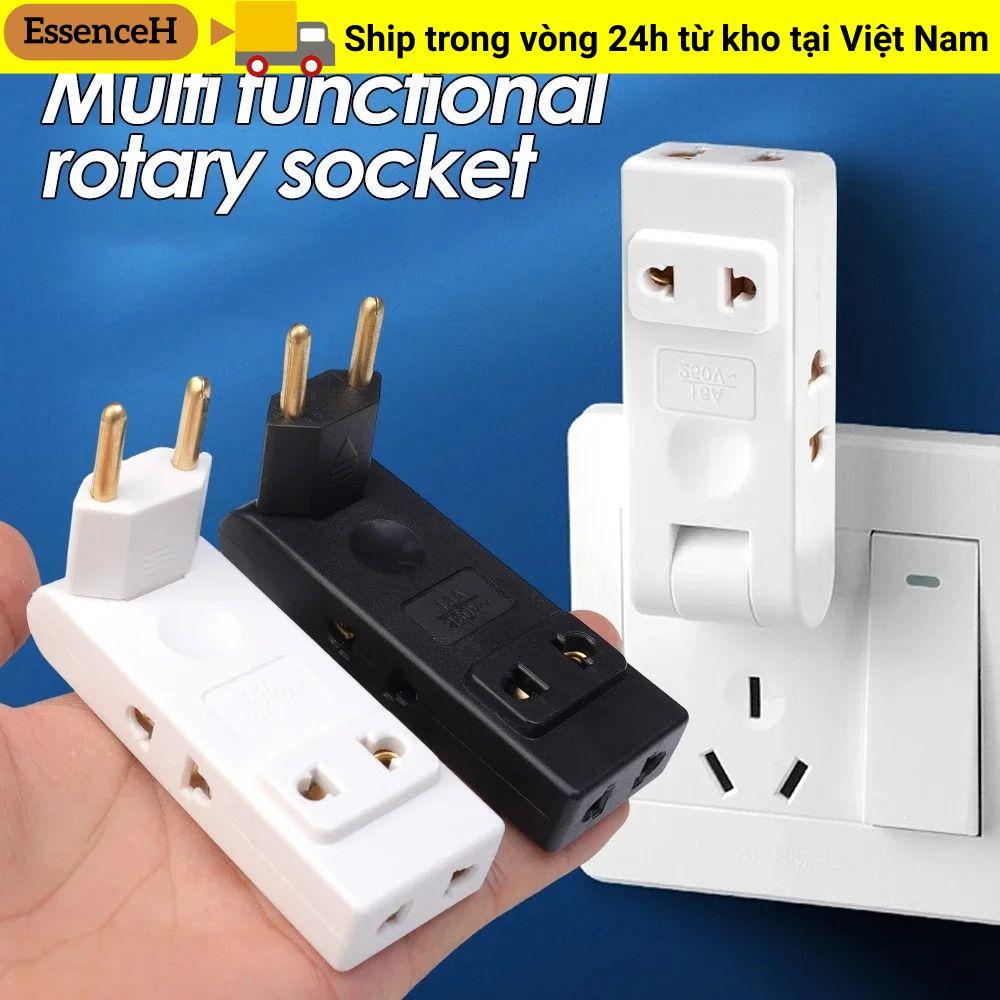 Bộ chuyển đổi phích cắm 4 trong 1 ESSENCEH, ổ cắm điện EU an toàn, chất lượng cao