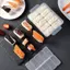 TRTR 5 / 10 Lưới Cơm Bóng Khuôn Sushi Hộp Bảo Quản Áp Lực Chống sti Dụng Cụ Ăn Trưa DIY Nhà Bếp Rõ Ràng Onigiri Khuôn VN