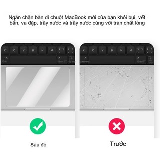 Matte TrackPad Phụ Kiện Phim Cho Macbook Air NEO 13,6 / 15,3 M4 M3 M2 A3240 A2681 A2941 Vỏ Chống Trầy Xước Pro 13 14 15 16inch Miếng Dán Da Laptop