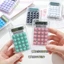 Máy Tính Mini Màu Kẹo Dễ Thương Nhỏ Im Lặng Di Động Counter Giá Trị Cao Học Sinh Bỏ Túi Máy Tính P0ZD