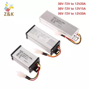 ZK 36 / 48 / 60 / 72V sang 12V 10A 15A 20A 180W Bộ Chuyển Đổi Xe Điện Biến Áp Điện VN