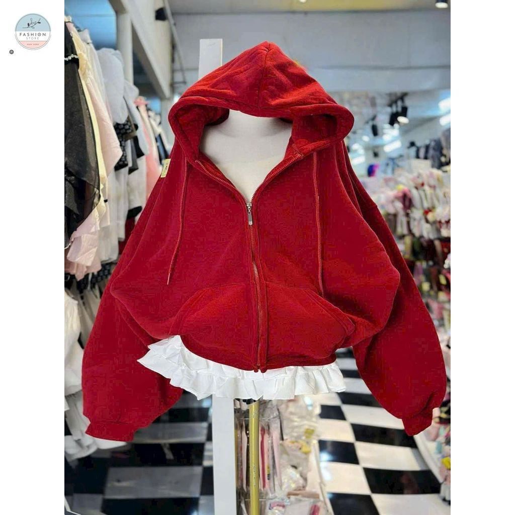 ( XẢ HÀNG )Áo KHOÁC NỈ CÓ KHOÁ KÉO TRƠN NỈ COTTN CHÍNH PHẨM BASIC-quanao94