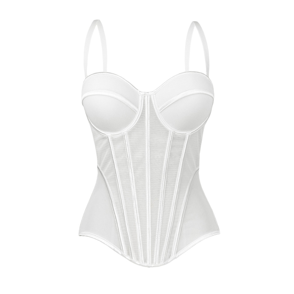 Corset lưới xương cá năm 2026, thiết kế mới gợi cảm với form slim fit
