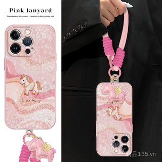 Thích hợp cho iPhone17 Vỏ Điện Thoại Năm Mới mate80promax Lucky Pony Dây 16 Giá Trị Cao 15 Bé Gái 14