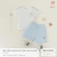 Bộ cộc tay vải Sợi tre kháng khuẩn [ mềm, mát, co dãn và thấm hút tốt] dành cho bé từ 6m-4y HCT01)