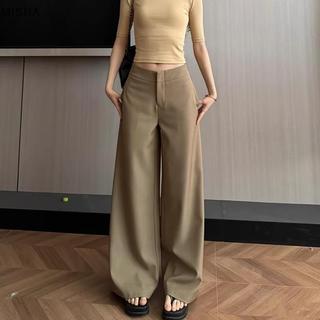 Misa Thời Trang Thường Ngày Retro Rời Dài Sàn Chiều Dài Cao Phù Hợp Với Quần