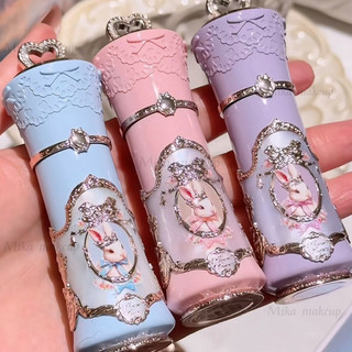 FLOWER KNOWS Son Kem Lì Son Môi Dạng Xịt Mềm Nhung Lì Son Môi Trà Sữa Hoa Đào Vườn Bonny Thỏ