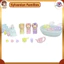 Sylvanian Families [Milk Rabbit's Triplet Love Bath Set] ages 3 and up, Toy Dollhouse, EPOCH