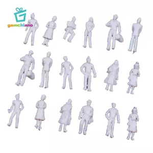 100 Chiếc 1: 100 Nhỏ Người Đứng Hình Đồ Chơi Cho Diorama, Mẫu Xe Lửa Công Viên, Dự Án Kiến Trúc