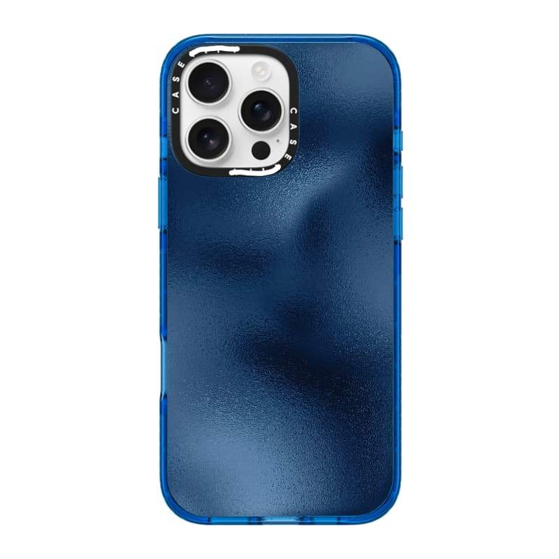 CASECASE X Xanh Biển Ốp Lưng Bầu Trời Màu Xanh Trong Suốt Cứng Hút Từ Tính Tác Động Cho Apple IPhone 12 13 14 15 16 17 Pro Max Air Plus Có Hộp