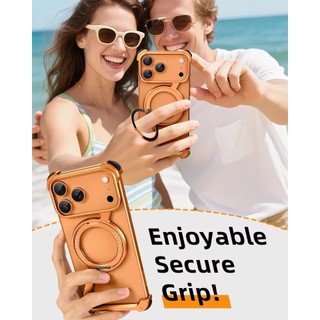 ốp lưng galaxy z fold 7 Kim Loại Cho iPhone 17 Pro Max 17Air 16 15 14 13 Ốp Điện Thoại 360°Giá đỡ vòng xoay Tấm bảo vệ chống rơi chống sốc cho Samsung Z Fold 7 / 6 / 5 S25 S24 Ultra