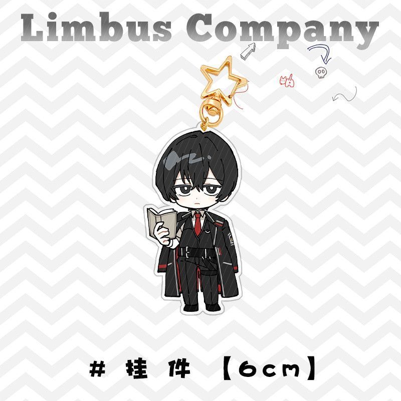 Limbus Company Anime KeyChain YiSang Ishmael Sinclair Men Key Chain for Women Cartoon Kawaii