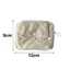 Túi đựng tai nghe Mini GUSTAVA, Tai nghe nhẹ Quilted, Túi đựng tai nghe bằng vải mềm hình hoa dễ thương