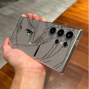 Ốp điện thoại trong suốt mềm mại Anime Frieren Slim cho Samsung S26 Ultra S25 Ultra S25fe S24Ultra S23 S22 S21 A56 A17 A06 A36 / Bảo vệ Camera Vỏ Samsung chống sốc