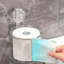 Lưu trữ sắp xếp phòng tắm | Hộp đựng khăn giấy treo tường cốc hút cho bàn chải trang điểm, thiết kế chống nước PET trong suốt