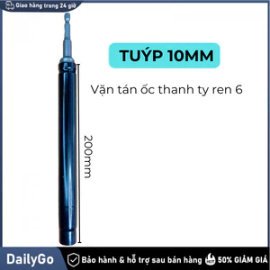 Dụng cụ vặn thanh ty ren đa kích cỡ thợ điện nước Bộ tuýp vặn tán ốc，Thạch cao，Sửa chữa điện nước， Khẩu vặn ốc