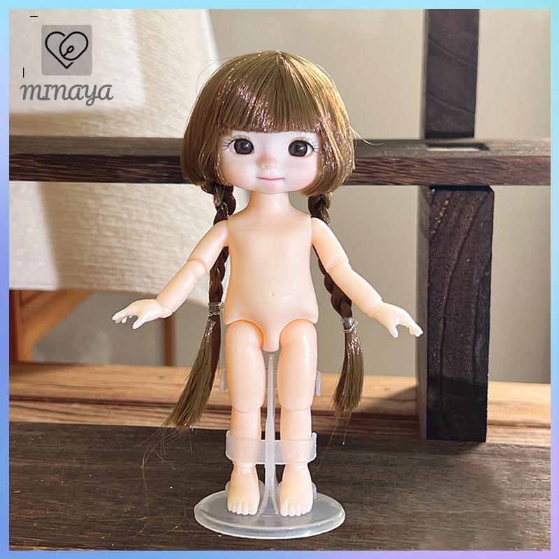 [MINAYA] 1 Búp Bê 16cm Với Biểu Hiện Khác Nhau, Búp Bê BJD 1 / 8 Dễ Thương, 13 Khớp Di Chuyển Được Búp Bê Bé Gái Đồ Chơi VN