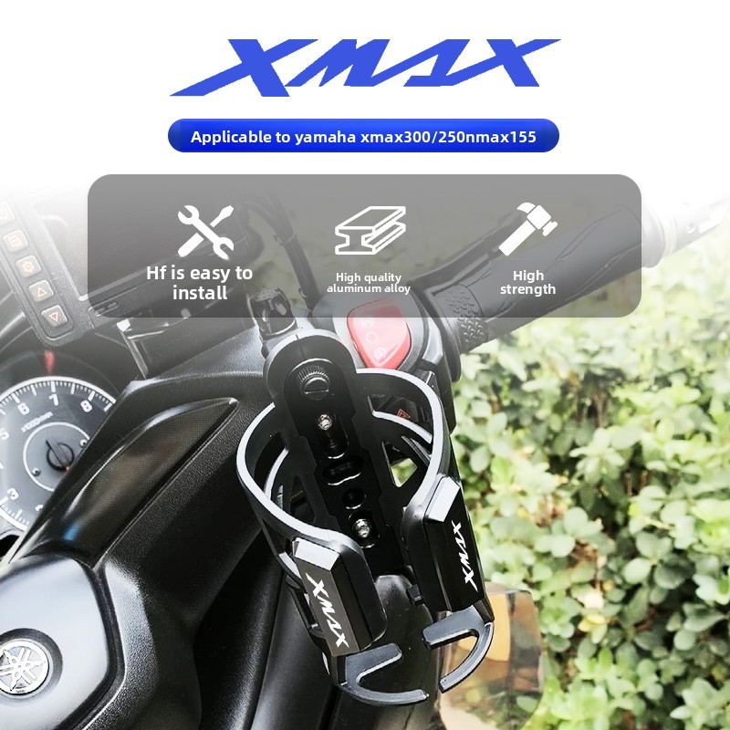 DÀNH CHO Yamaha XMAX 300 250 NMAX 155 Xe Máy Tai Nạn Thanh Tay Cầm Cốc Giá Đỡ Chai Gắn