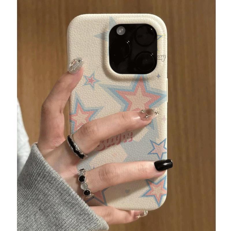 Màu hồng sao cho iPhone 17 16 15 13 giả da 12p lỗ lớn 11 mềm x