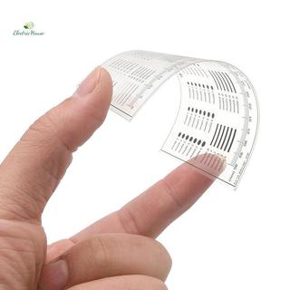 [Nhà điện] Ngoại hình Máy đo điểm thẻ tiêu chuẩn Phim trong suốt Stainparison Card Stain Cra Tương phản Thước PET Cân Dot Line mới