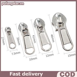 Pufangstar 5 / 8 Cái 4 Kích Cỡ Đa Năng Cố Định Tức Thì Dây Kéo Sửa Chữa Thay Thế Thanh Trượt Dây Kéo Để May Quần Áo Túi Hành Lý Sửa Chữa VN
