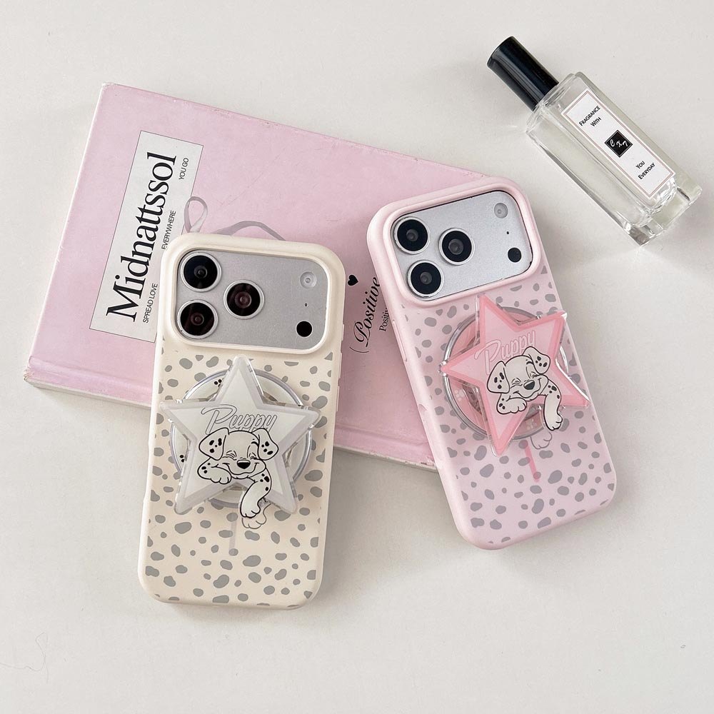 Ốp lưng TPU Tương thích với iPhone 13 14 14Pro 14ProMax 15 15Pro 15ProMax 16 16Pro 16ProMax 17 17Pro 17ProMax Vỏ nam châm họa tiết chó Wave Point