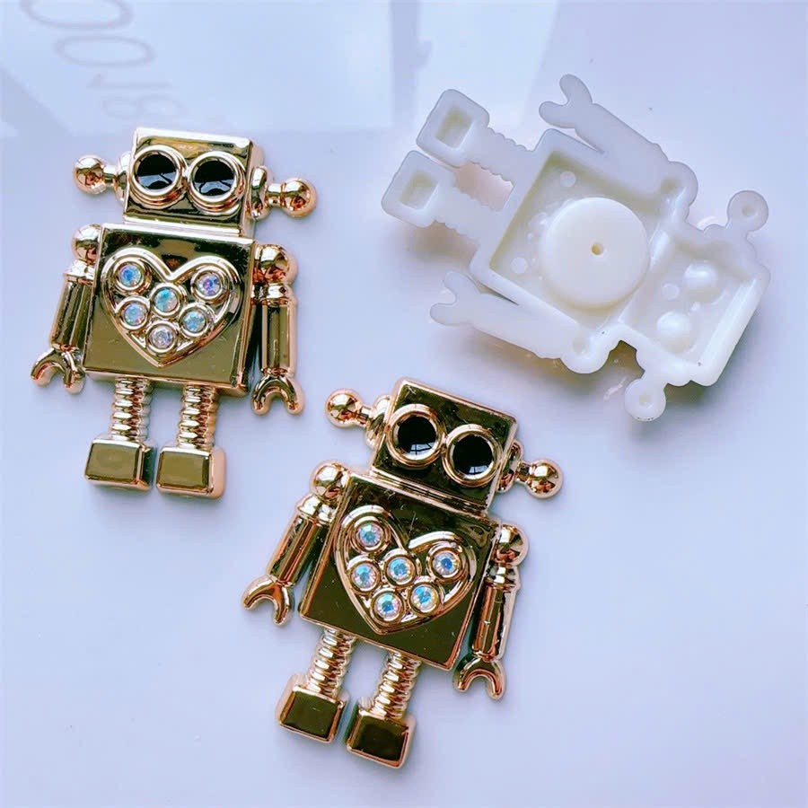 Set Charm Luxury Ánh Vàng Đính Đá – Charm Gắn Dép Sang Trọng Cao Cấp Hot Trend