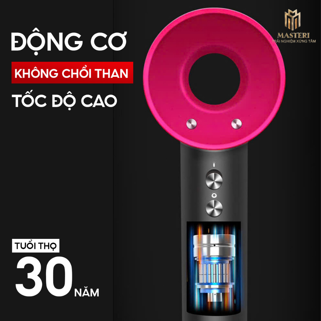 Máy Sấy Tóc Ion Âm 2 Chiều Nóng Lạnh Công Suất Lớn Có 3 Chế Độ Sấy Chăm Sóc Tóc Chống Gãy Rụng