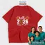 Gia Đình 2026 Bông Nam/Nữ Áo Thun Unisex Màu Xanh Teal