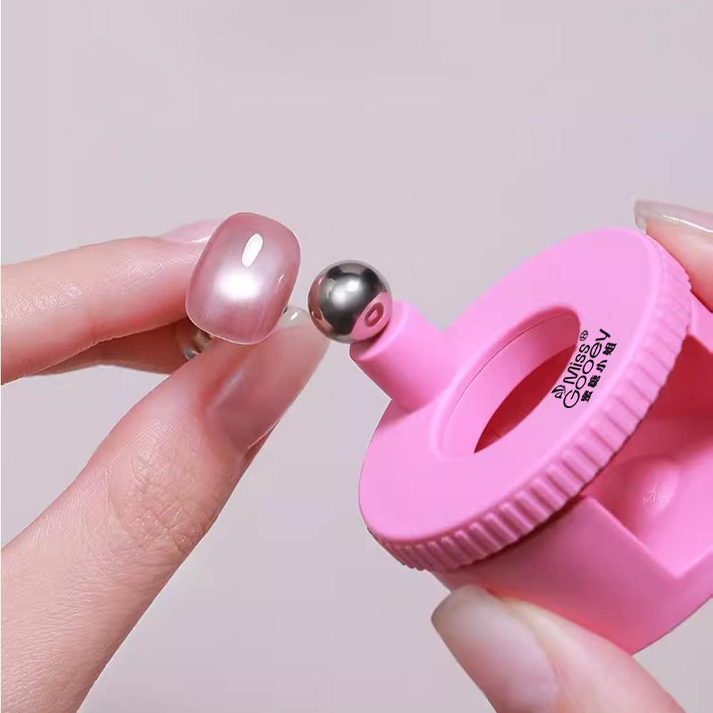 Nail Art Công cụ nam châm hạt thủy tinh mắt mèo tự động dành cho người mới bắt đầu E3d6