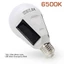Bóng đèn khẩn cấp SAIA, Bóng đèn sạc LED không nhấp nháy 7W 12W 1200mAh, Bóng đèn cắm trại gia đình E27 di động tại nhà