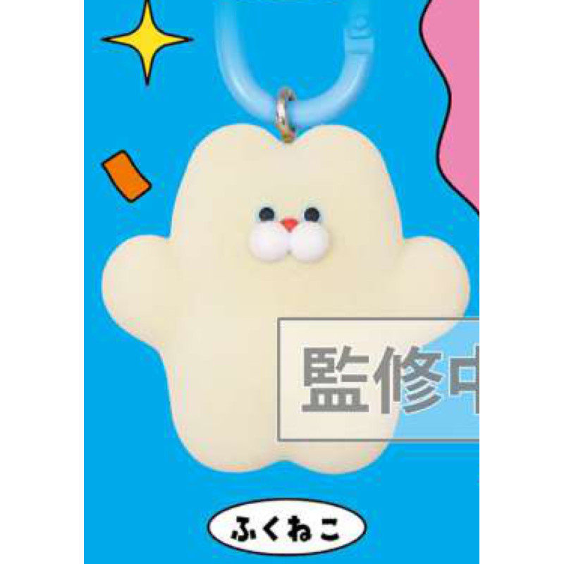 [BTF] Hàng có sẵn Nhật Bản QUALIA Capsule Toy Cat Original Store Friends Flocking Mặt dây chuyền Động vật dễ thương 5B2F