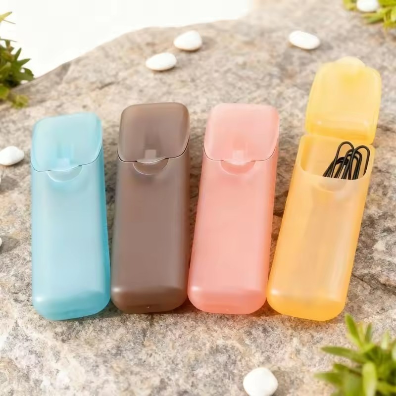 [GuuDuu] Hộp đựng tăm di động - Hộp đựng Mini du lịch ngoài trời - Hộp đựng khăn bông kim - Hộp đựng tăm có thể tái sử dụng - Đồ dùng sắp xếp di động du lịch
