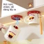 Bộ treo tường phòng tắm không thủng bao gồm giá đỡ cốc nước súc miệng và răng