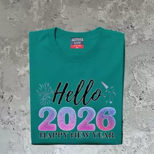 TRẮNG MÀU NỮ MÃ MỚI CHÀO MỪNG 2026 UNISEX TRỊNH Nam CODE01 YEAR