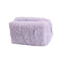 EBINLANDS Nhung Sang Trọng Túi Trang Điểm, Túi Bảo Quản Mỹ Phẩm Puffy Di Động, Lông Mềm Mại Dễ Thương Dung Tích Lớn Túi Vệ Sinh Du Lịch Nữ Bé Gái