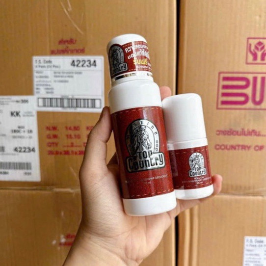 [Tem Phụ] Lăn Khử Mùi Mistine Top Country Con Ngựa Thái Lan 60ml 100ml Hương Nước Hoa Khử Mùi Hôi Cơ Thể - Jron Beauty