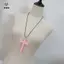 Mặt Dây Chuyền Choker Gỗ Tự Nhiên Hình Thiên Thần và Chữ Thập, Phong Cách Retro