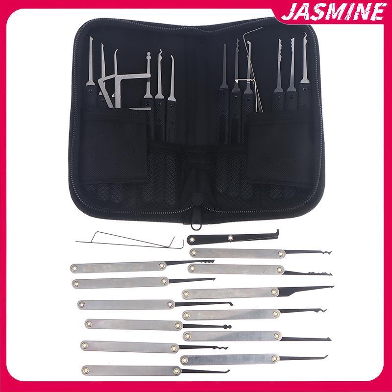JASMINE 15 / 17 / 24 Cái Cổ Điển Thép Không Gỉ Lo Dụng Cụ Di Động Xe Mở Rộng Bộ Nhà Thơ Đa Năng Lopi Dụng Cụ JASMINE